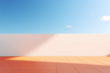 minimal arcithect background direct sunlight