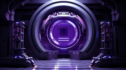 background purple len technology style - obrazy, fototapety, plakaty