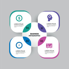 Infographics design vector and business icons