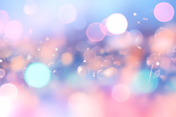Pastel bokeh background