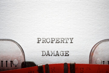 Property damage text