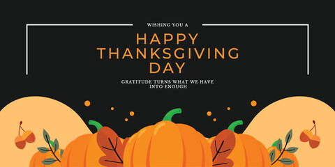 Thanksgiving day banners design.