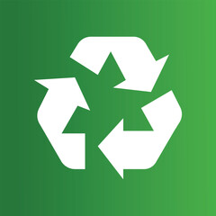 white conversion icon design element on green