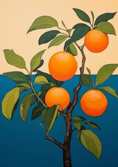 Fruits healthy vitamin orange citrus food green ripe nature fresh