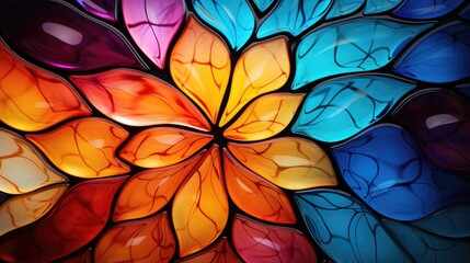 Colorful glass background