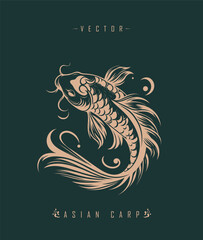 Chinese carp traditional art form	