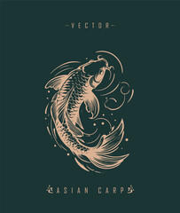 Chinese carp traditional art form	