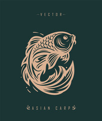 Chinese carp traditional art form	