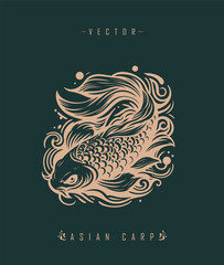 Chinese carp traditional art form	