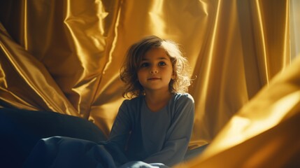Cinematic Shot of a Child in a Nursery