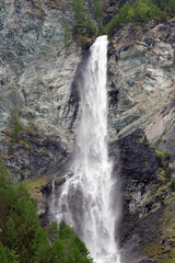 Jungfernsprung waterfall near Heiligenblut, Hohe Tauern National Park, Austria, Europe