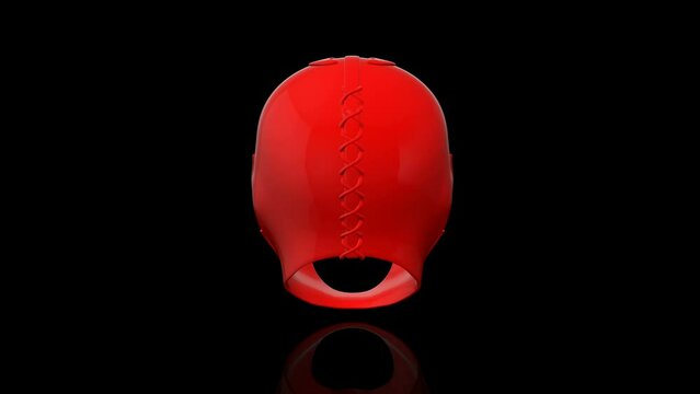 Mexican Wrestling Mask turns on itself - loop animation