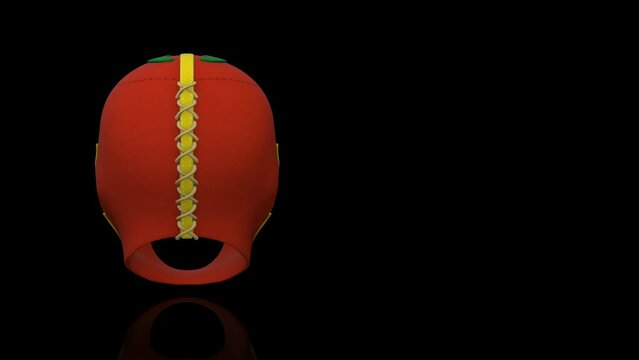 Mexican Wrestling Mask turns on itself - loop animation