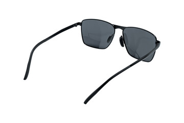 Polarized sunglasses isolated on white background.
