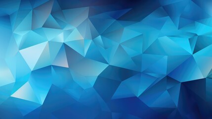 Obraz premium Blue gradient abstract polygon background