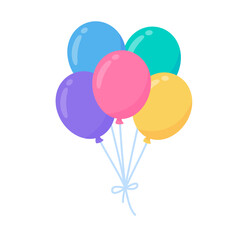 Party balloons. colorful balloons For decorating birthday parties