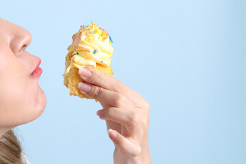 Hand with Dessert