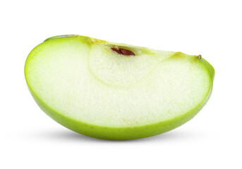 green apple isolated on  transparent png