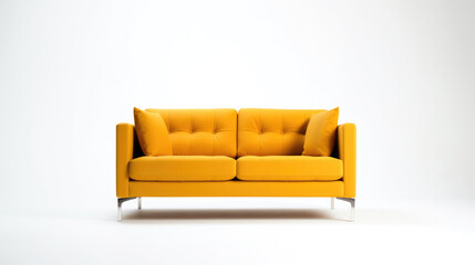 Sleek, contemporary sofa in a minimalist setting, embodying elegance and comfort for modern living spaces