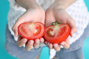 Hand with Fruit