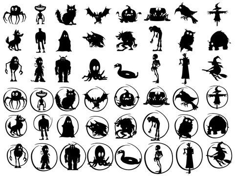 Collection de monstres humoristiques