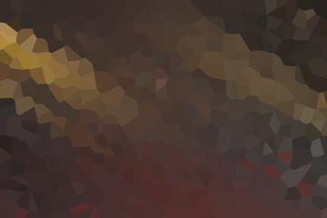 Crystalised pattern in pastel brown and yellow