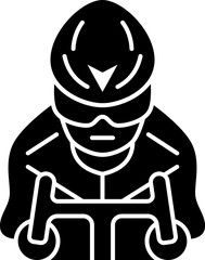 cyclist  icon