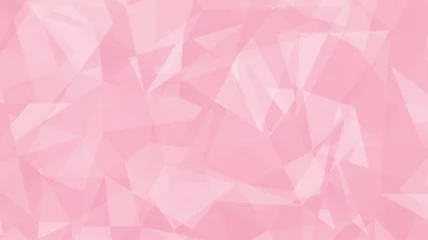 Fotobehang Abstract pink geometric pattern. Pink background © natrot