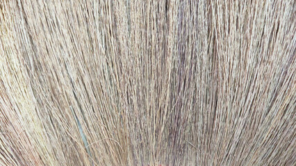 coconut fiber texture of broom background