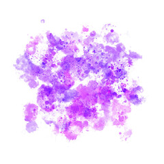 Fototapeta na wymiar purple watercolor splash background