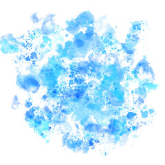 blue watercolor splash background
