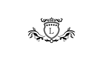 Luxury Elegant logo L