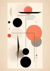 Art wallpaper design template background poster geometric illustration modern pattern abstract shapes