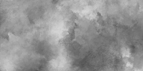 Monochrome gray aquarelle painted paper textured canvas for design, vintage card, retro template..beautiful grunge wall texture background used for wallpaper, banner, painting, decoration and design.	