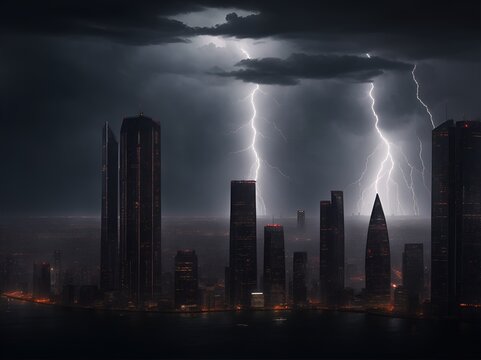 Tormenta en la ciudad