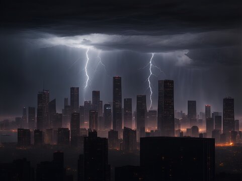 Tormenta en la ciudad