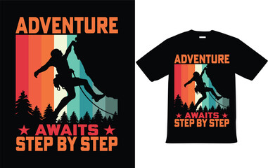 Hiking T Shirt Design For Adventure
