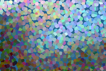 Contrast bright and dark colourful stained sample