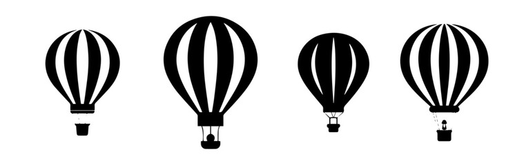 illustration of air balloon  - obrazy, fototapety, plakaty