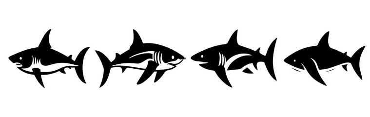 illustration of a silhouette of a fish