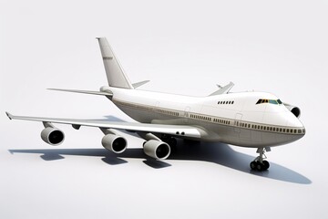 Airplane. 3D rendering
