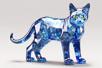 Egyptian crystal cat