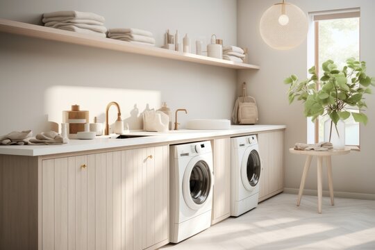Beige Laundry Room Images – Browse 1,485 Stock Photos, Vectors, and ...