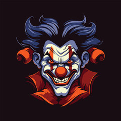 Clown Mascot And Esport Logo