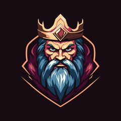 Zeusi King Mascot And Esport Logo