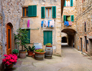 Fototapeta na wymiar Castellina of Chianti,.Chianti Region, .central Tuscany,Italy,Europe