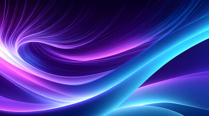 Naklejka premium flowing light wave Background
