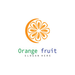 orange fruit company symbol and bussines