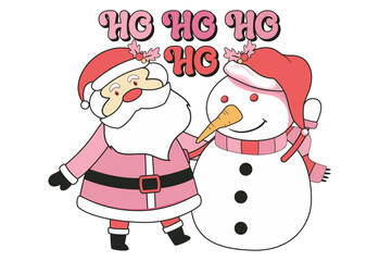 Christmas, Retro Christmas Quote, Merry Christmas, Christmas Coffee, Santa Claus