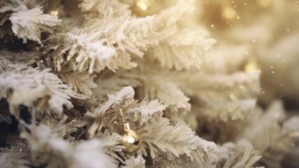 Camouflaged Christmas Joy: A Golden Tree Texture